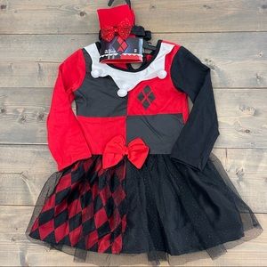 Harley Quinn Halloween Costume, 3T